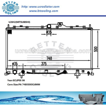 Radiador para Mitsubishi Eclipse 06 OEM: MN180281